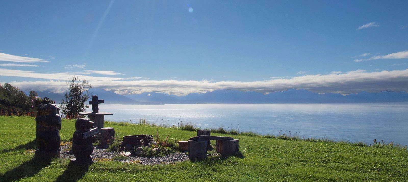 view from Homer cabins